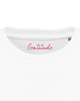 Gratitude - "Bubbles and Sky Sticks" T-shirt White XS 2
