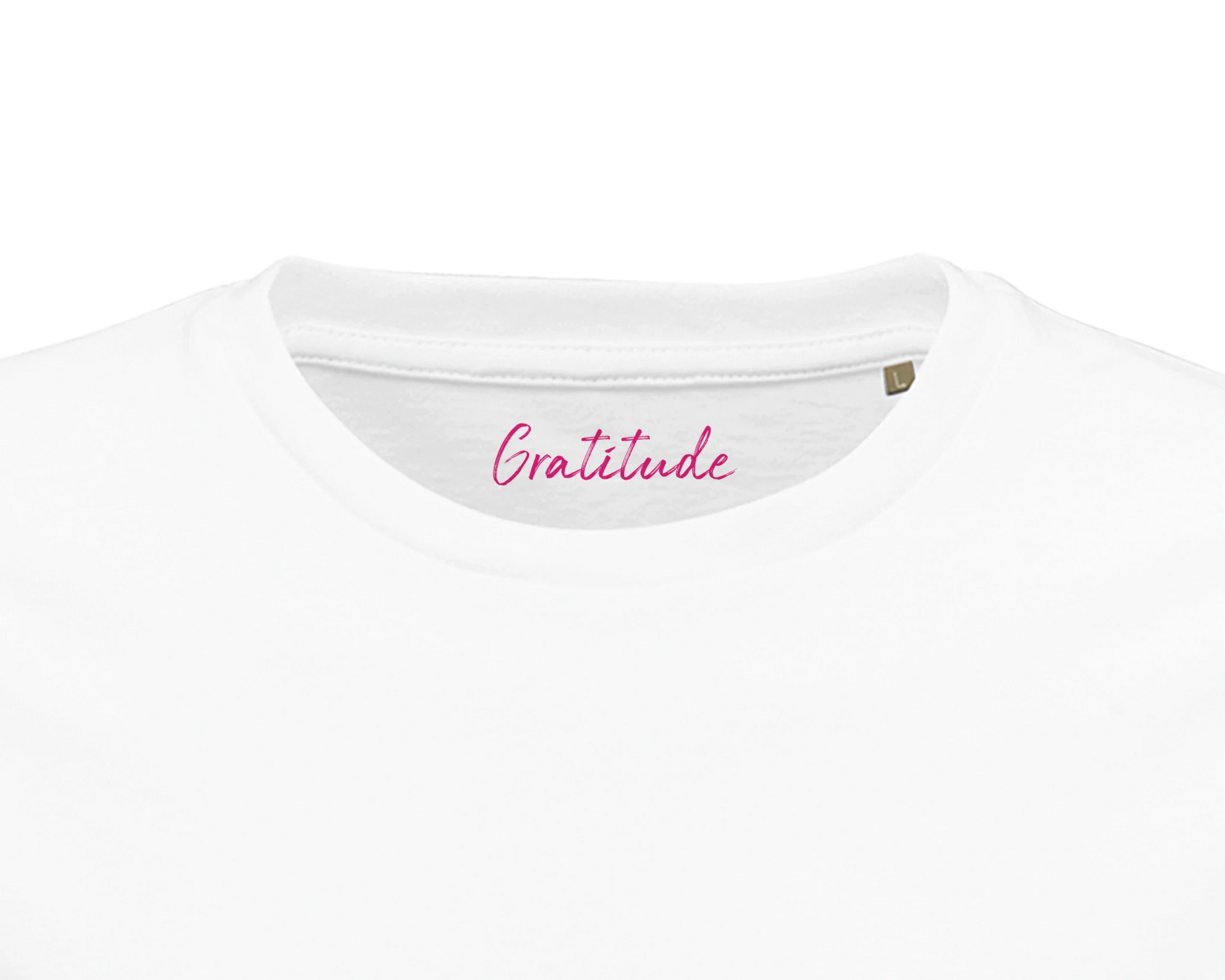 Gratitude - "Bubbles and Sky Sticks" T-shirt White XS 2