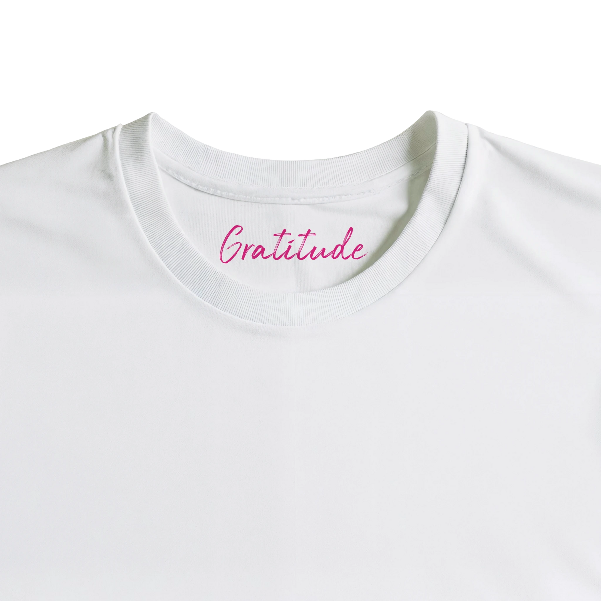 Gratitude - "Bubbles and Sky Sticks" T-shirt White XS 5