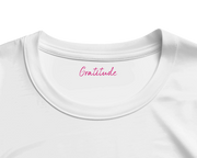 Gratitude - "Bubbles and Sky Sticks" T-shirt White XS 2