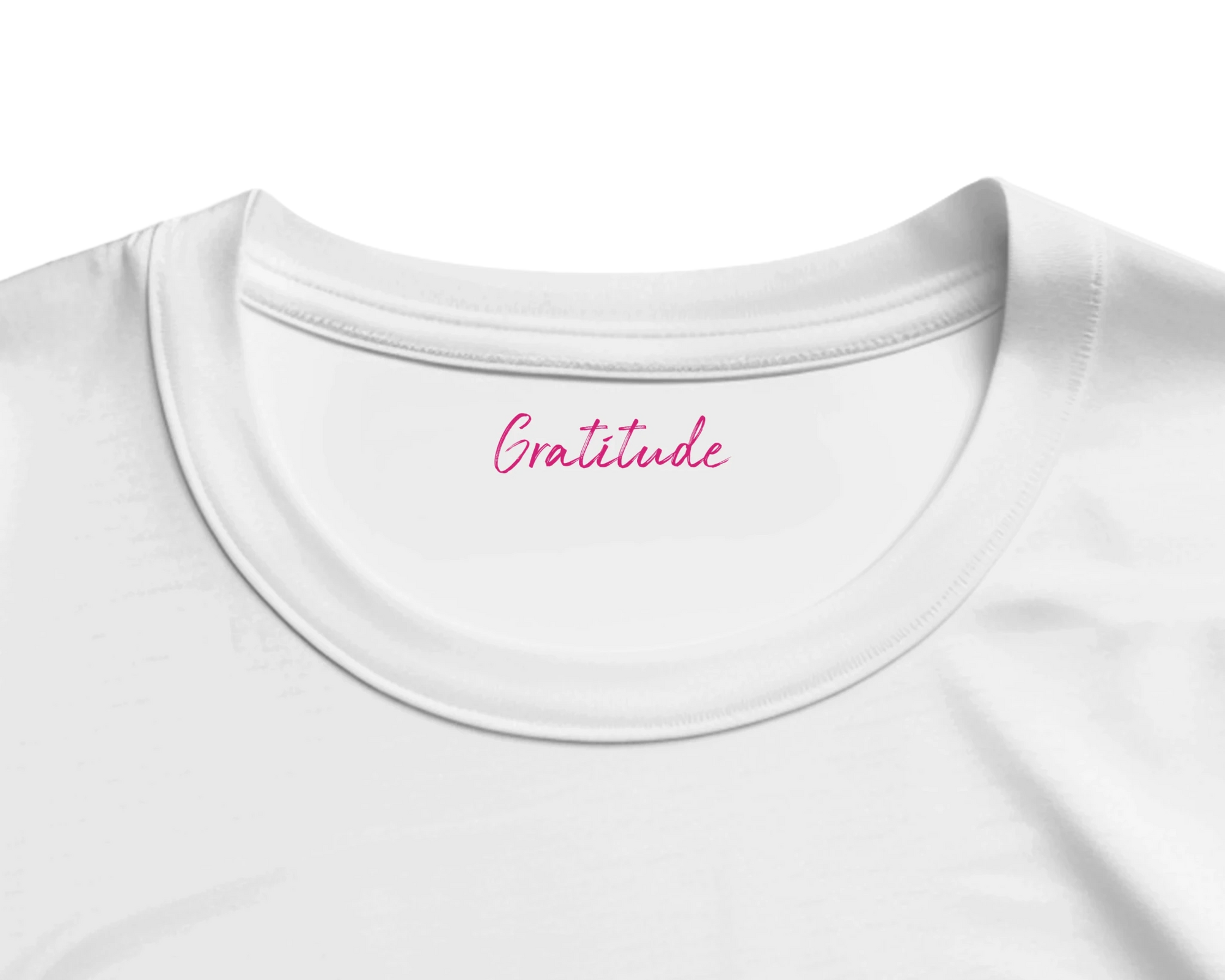 Gratitude - "Bubbles and Sky Sticks" T-shirt White XS 5
