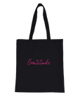Gratitude - "Bubbles And Sky Sticks" Tote Bag Black 2