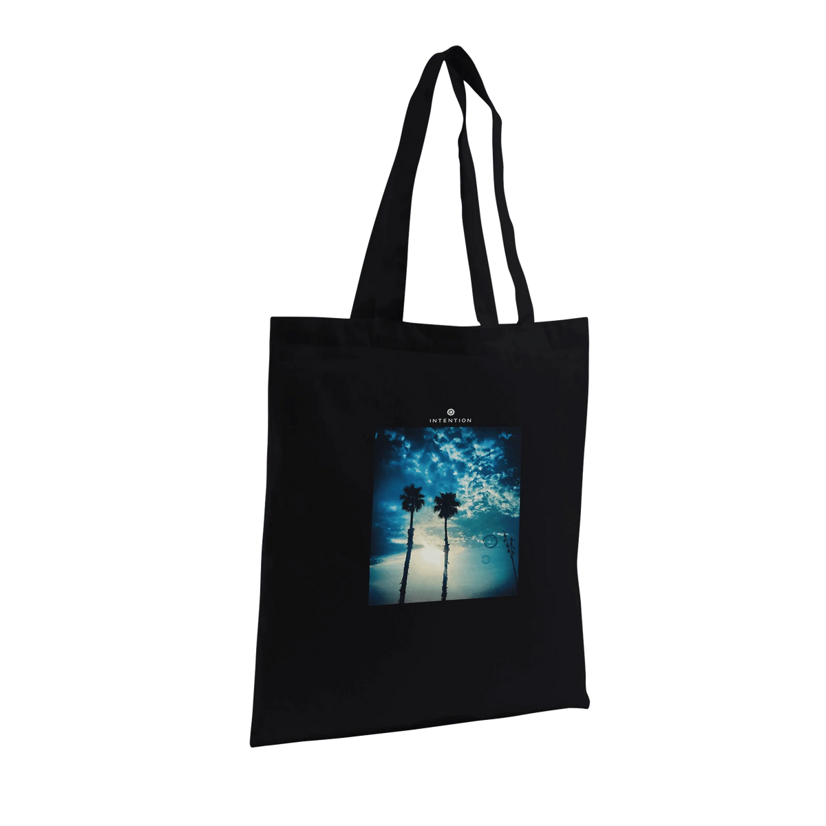 Gratitude - "Bubbles And Sky Sticks" Tote Bag Black 3