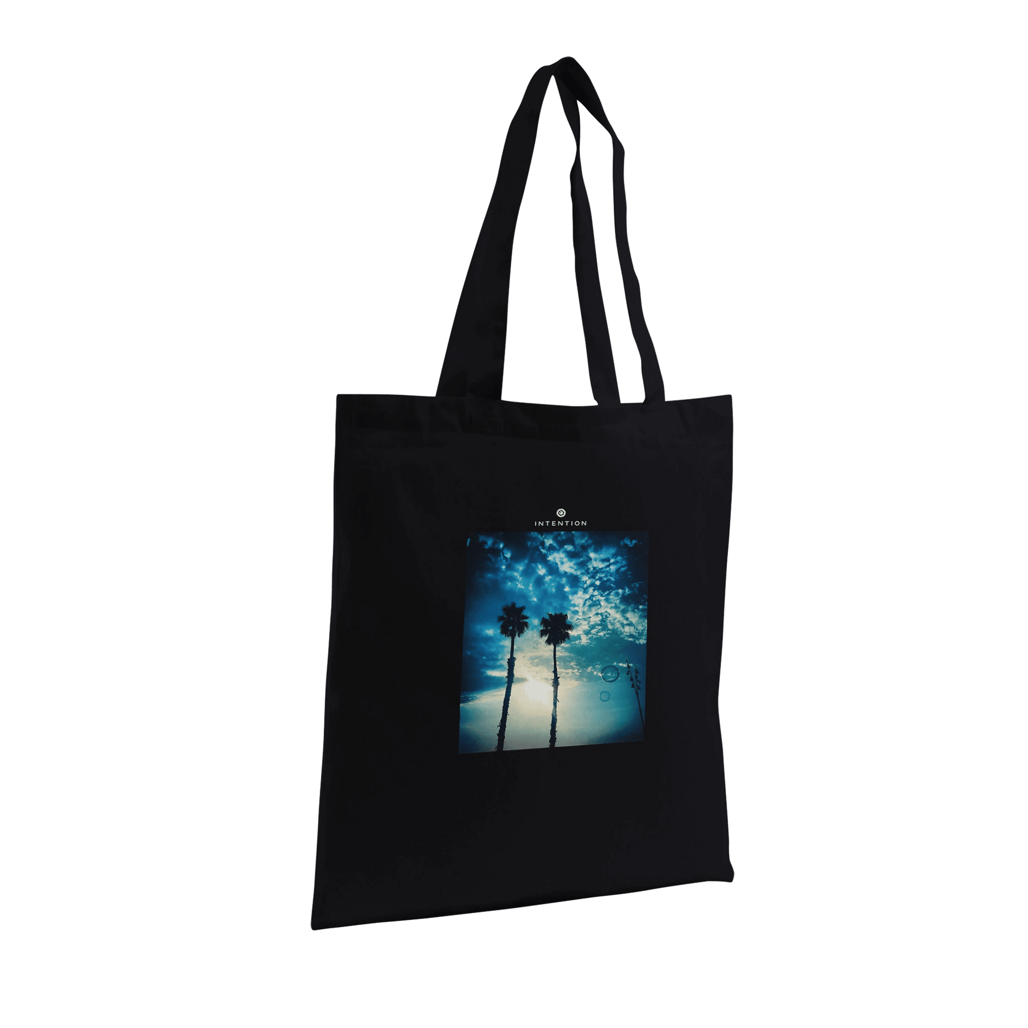 Gratitude - "Bubbles And Sky Sticks" Tote Bag Black 3