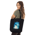 Gratitude - "Bubbles And Sky Sticks" Tote Bag Black 5