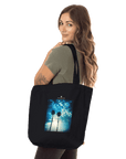 Gratitude - "Bubbles And Sky Sticks" Tote Bag Black 5