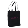 Gratitude - "Bubbles And Sky Sticks" Tote Bag Black 4