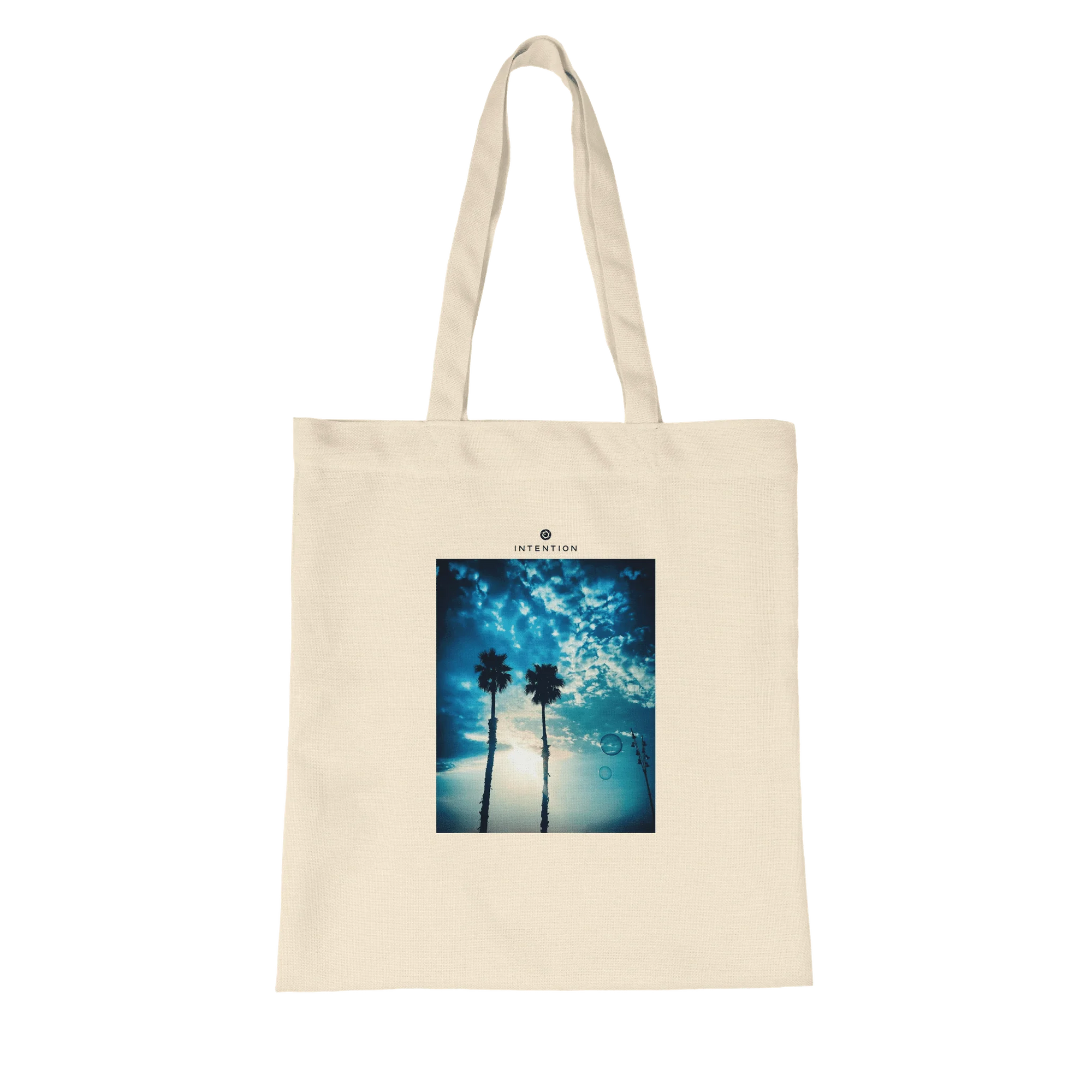 Gratitude - "Bubbles And Sky Sticks" Tote Bag Natural 6