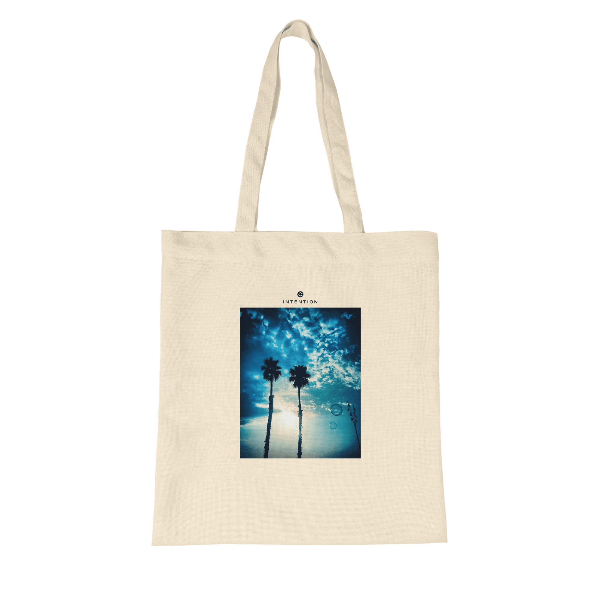 Gratitude - "Bubbles And Sky Sticks" Tote Bag Natural 6