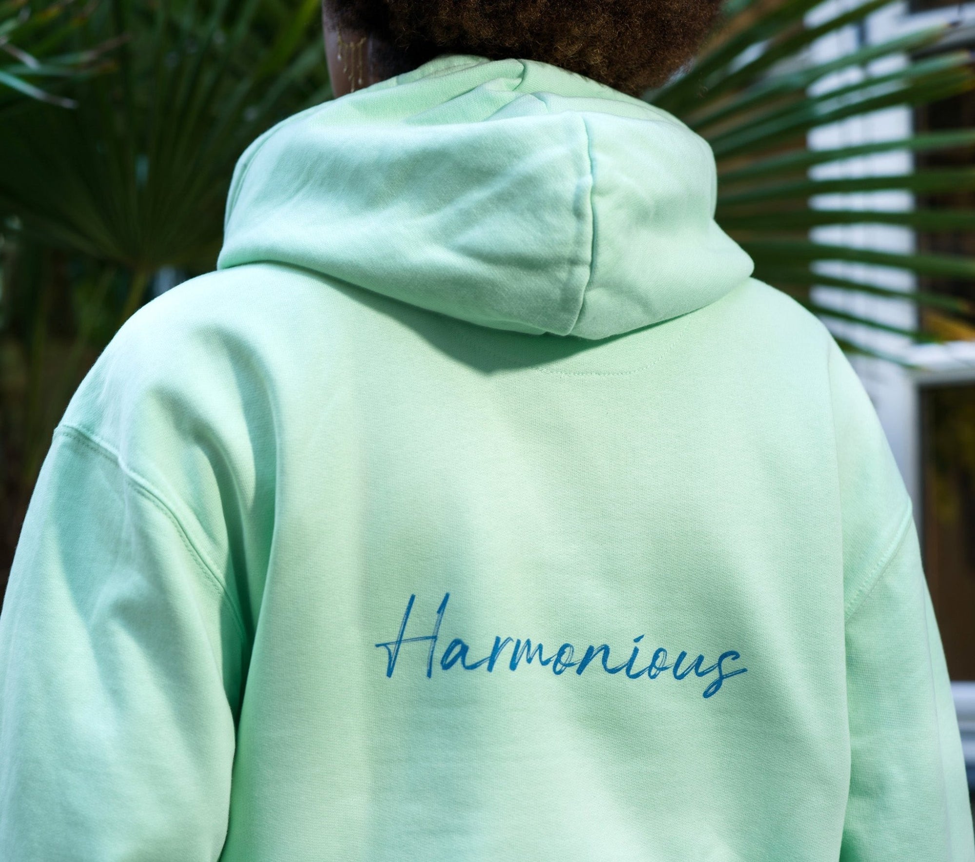 Harmonious  Hoodie «Underwater Flight » bleu Hoodie XS 5
