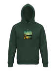 Harmonious  Hoodie  «Underwater Flight »Bottle Green 39