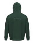 Harmonious  Hoodie  «Underwater Flight »Bottle Green 40