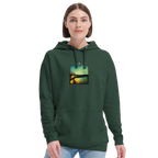 Harmonious - "Underwater Flight" Hoodie Bottle Green XS 5