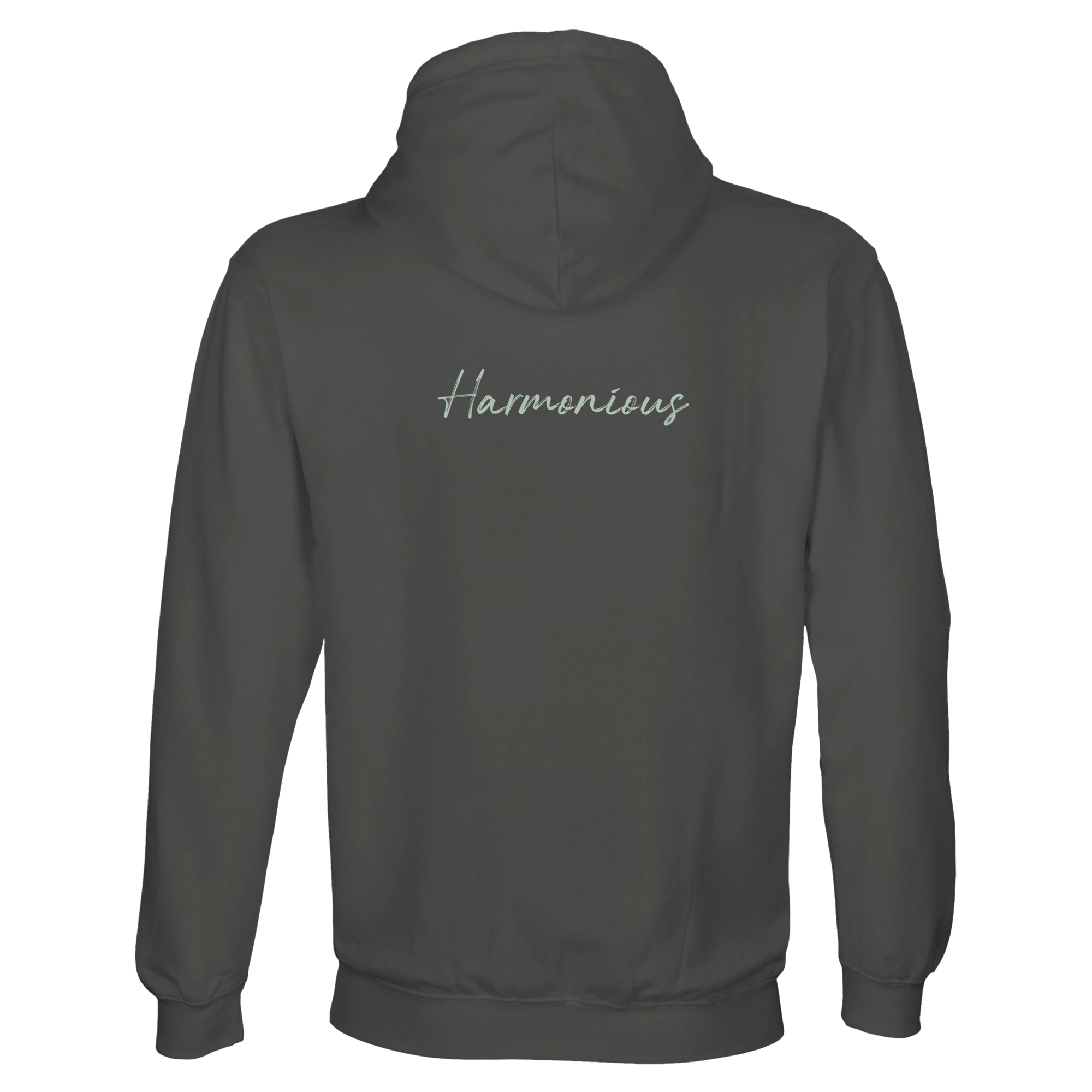 Harmonious  Hoodie  «Underwater Flight »charcoal melange 25