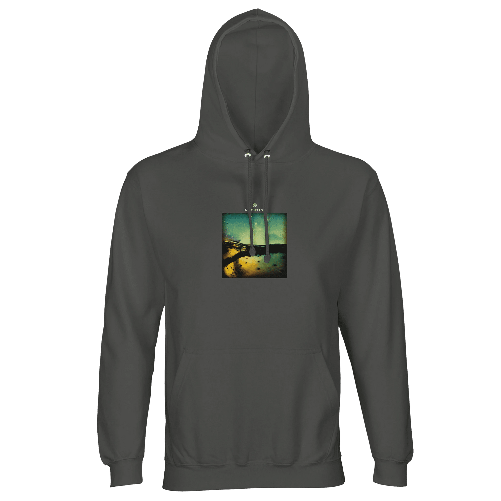 Harmonious  Hoodie  «Underwater Flight »charcoal melange 24