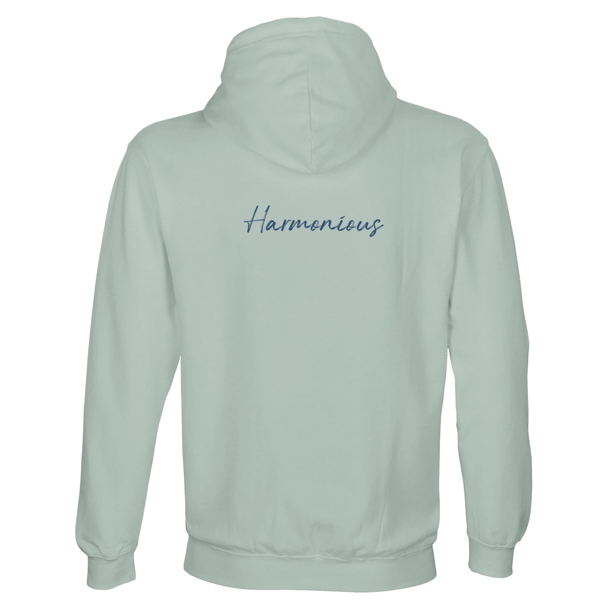 Harmonious  Hoodie  «Underwater Flight »creamy green 45