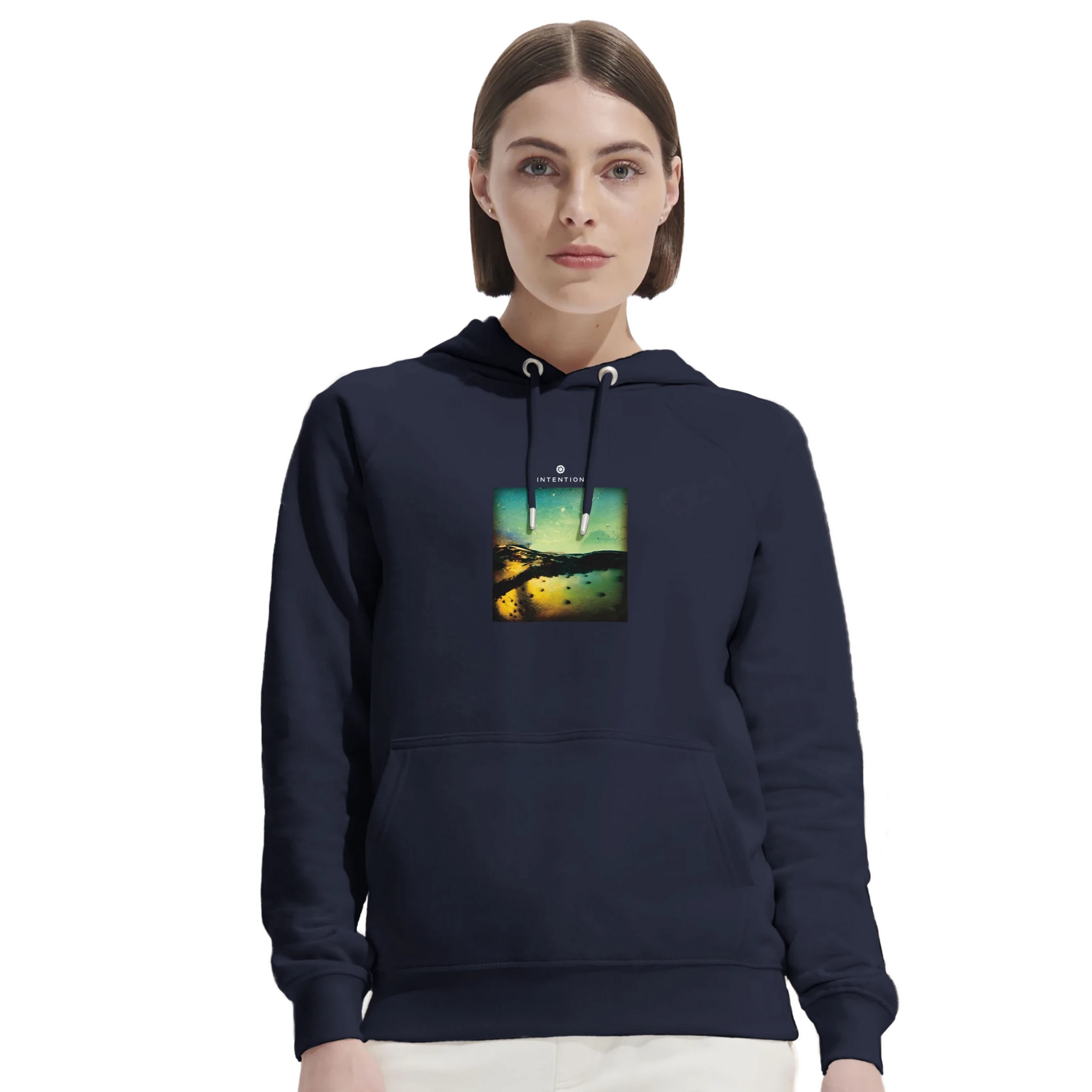 Harmonious - "Underwater Flight" Hoodie French Navy XS 13