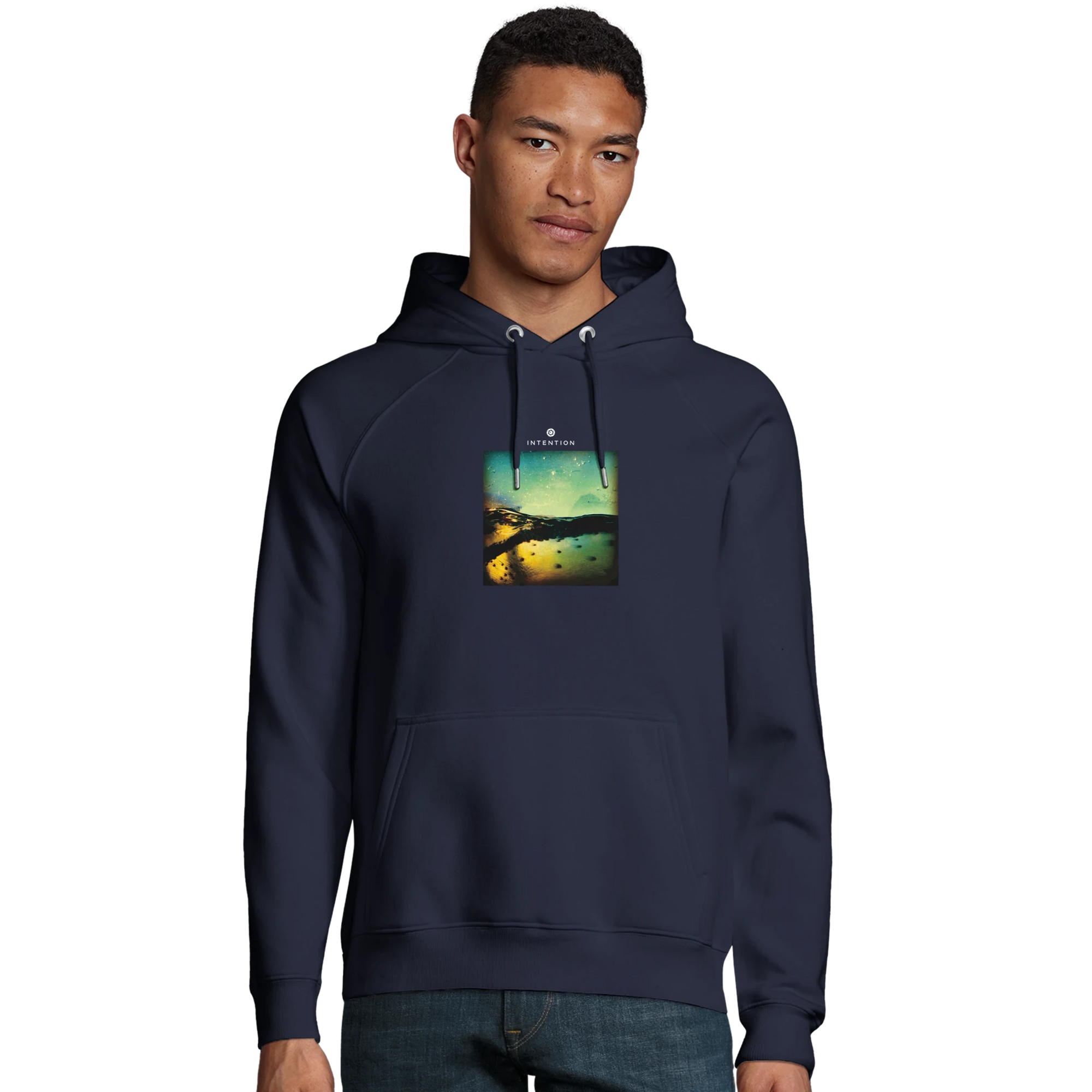 Harmonious - "Underwater Flight" Hoodie French Navy XS 11