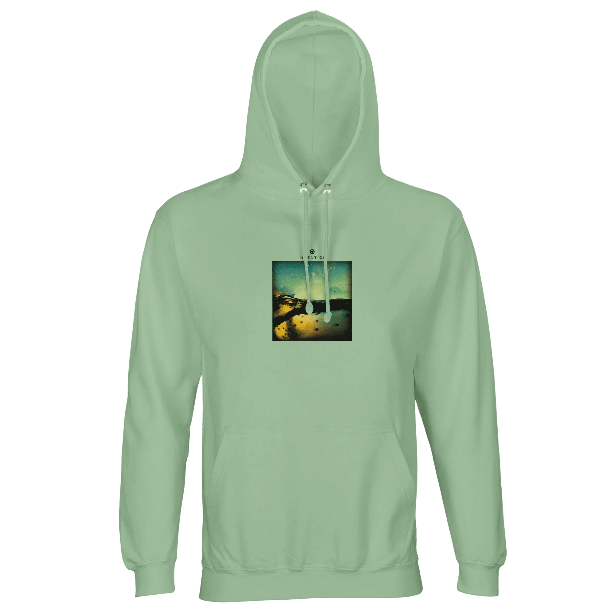 Harmonious  Hoodie  «Underwater Flight »frozen green 49