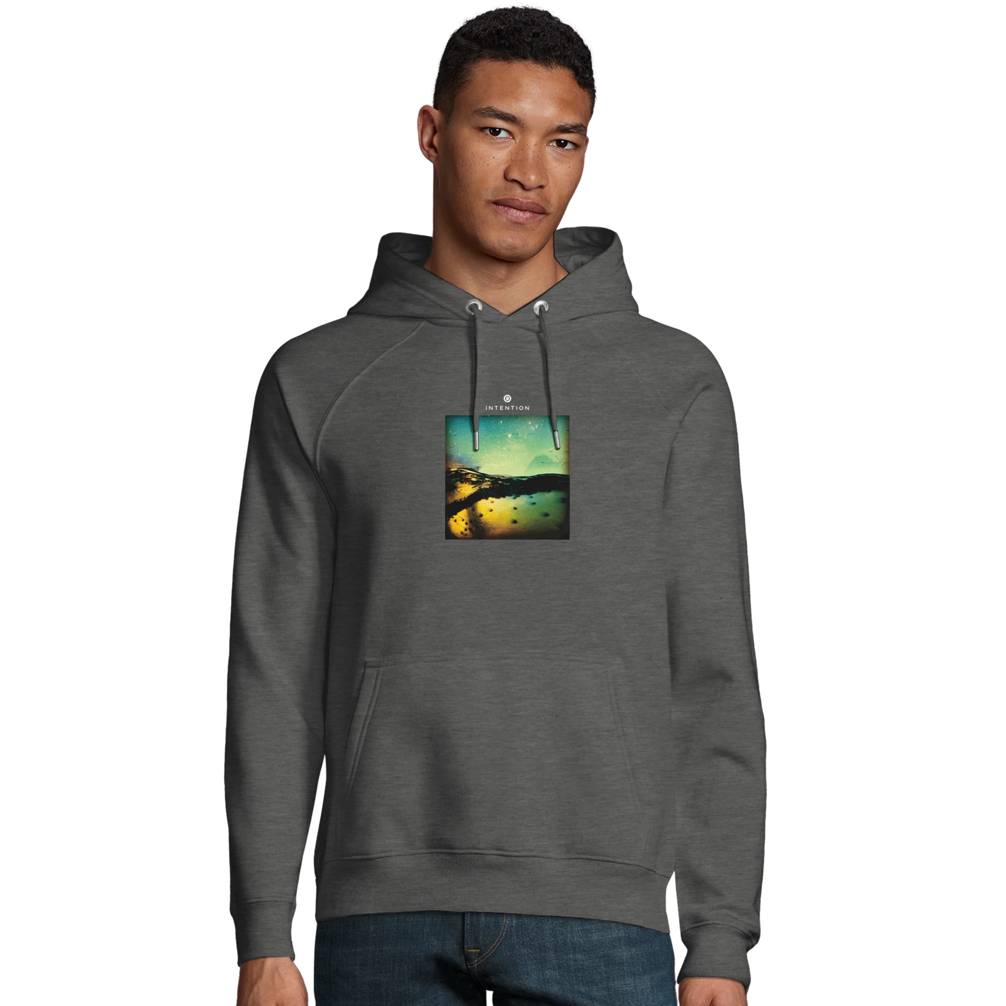 Harmonious - "Underwater Flight" Hoodie Grey Melange XS 31
