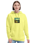 Harmonious  Hoodie  «Underwater Flight »Light Yellow 8