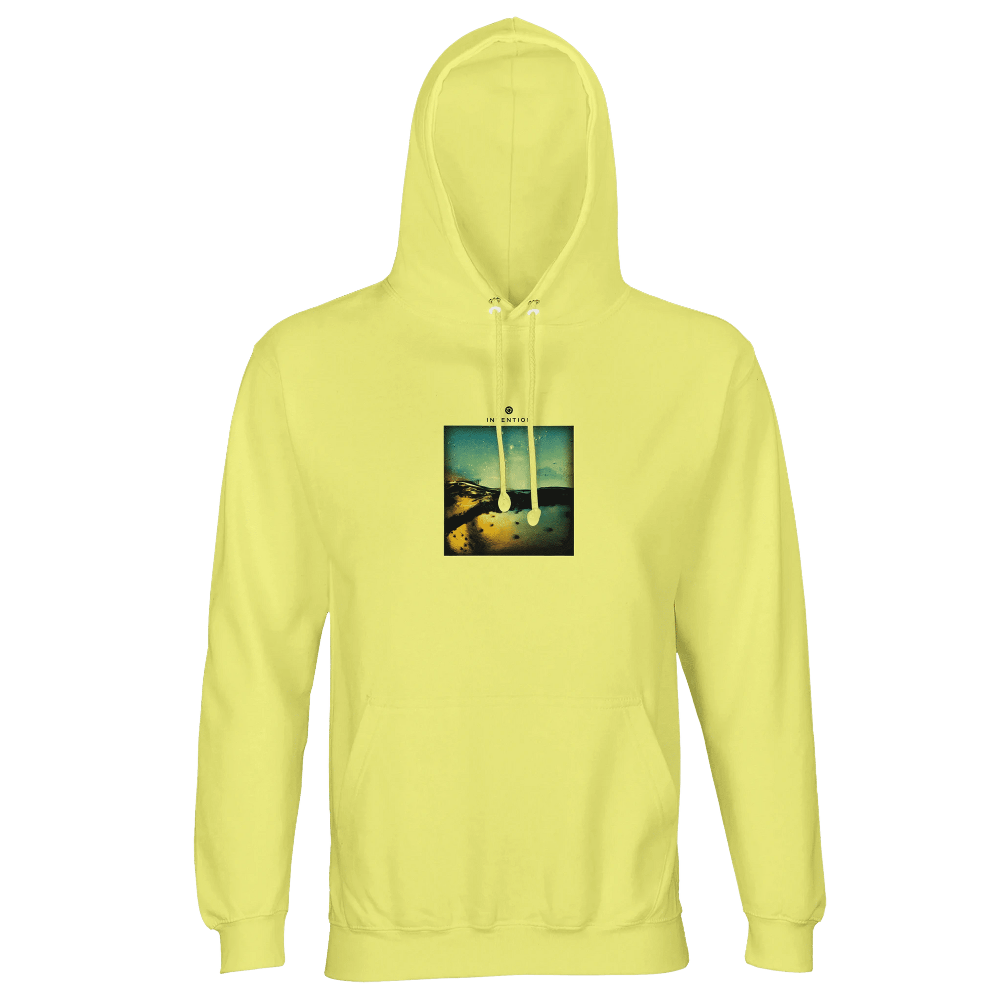 Harmonious  Hoodie  «Underwater Flight »Light Yellow 4