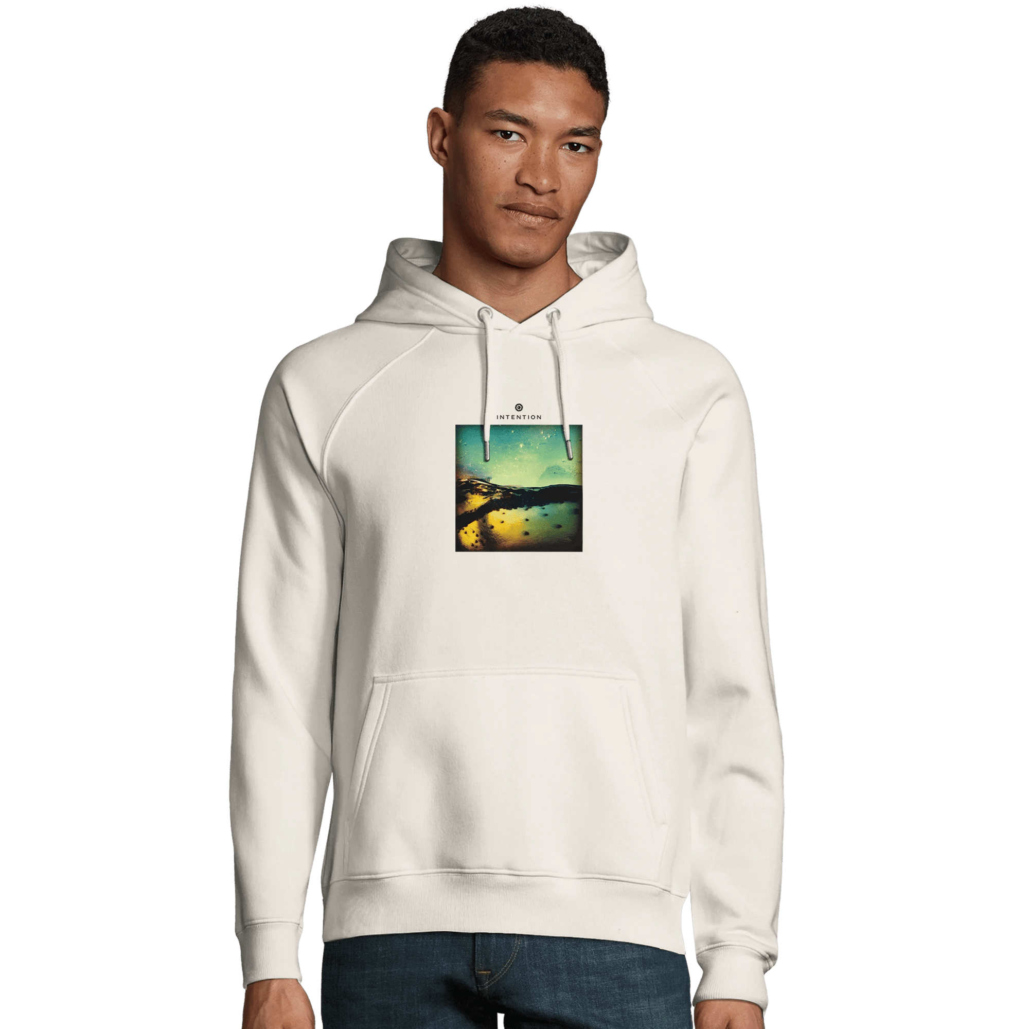 Harmonious - "Underwater Flight" Hoodie Off White XS 6