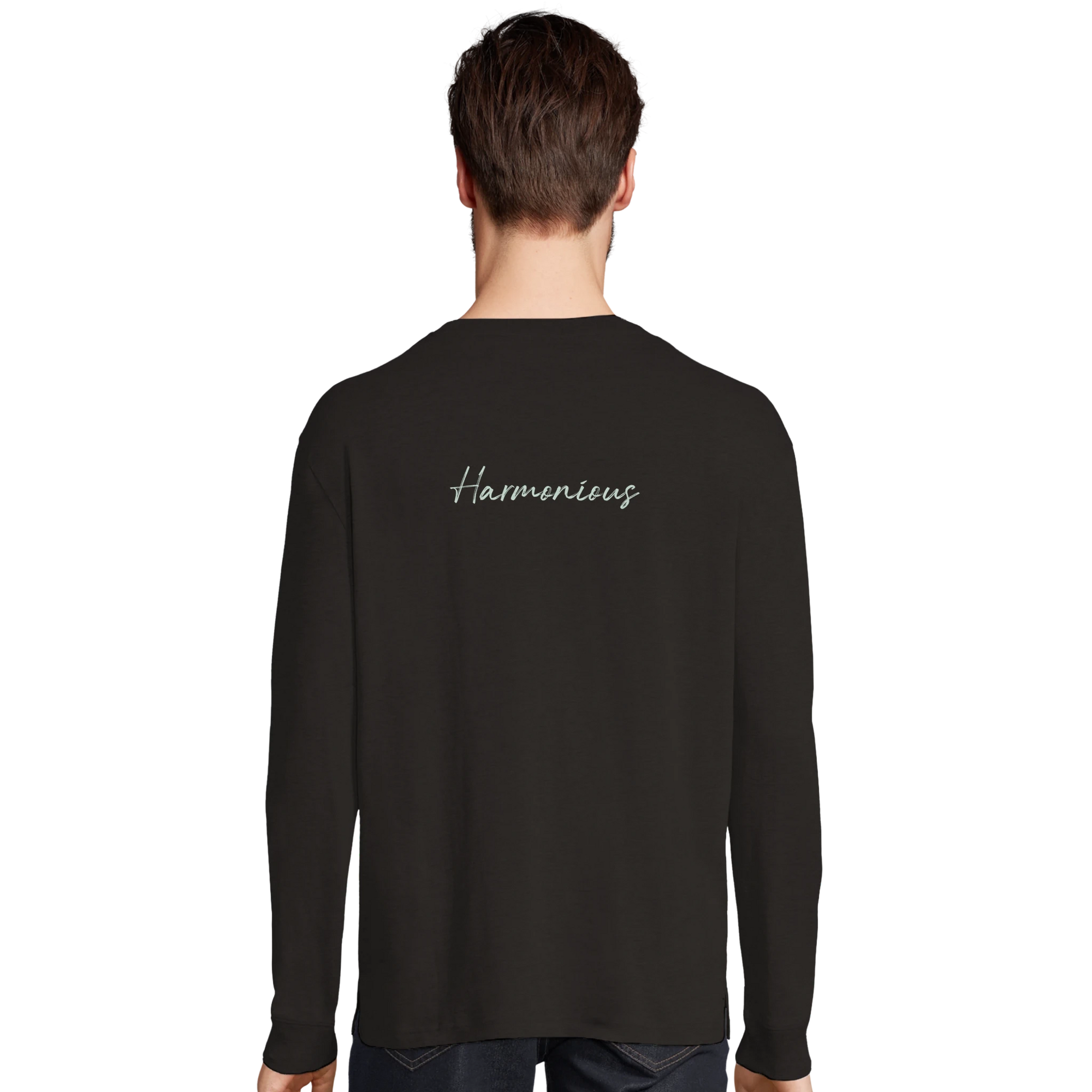 Harmonious - "Underwater Flight" Long sleeve Deep Black XS 11