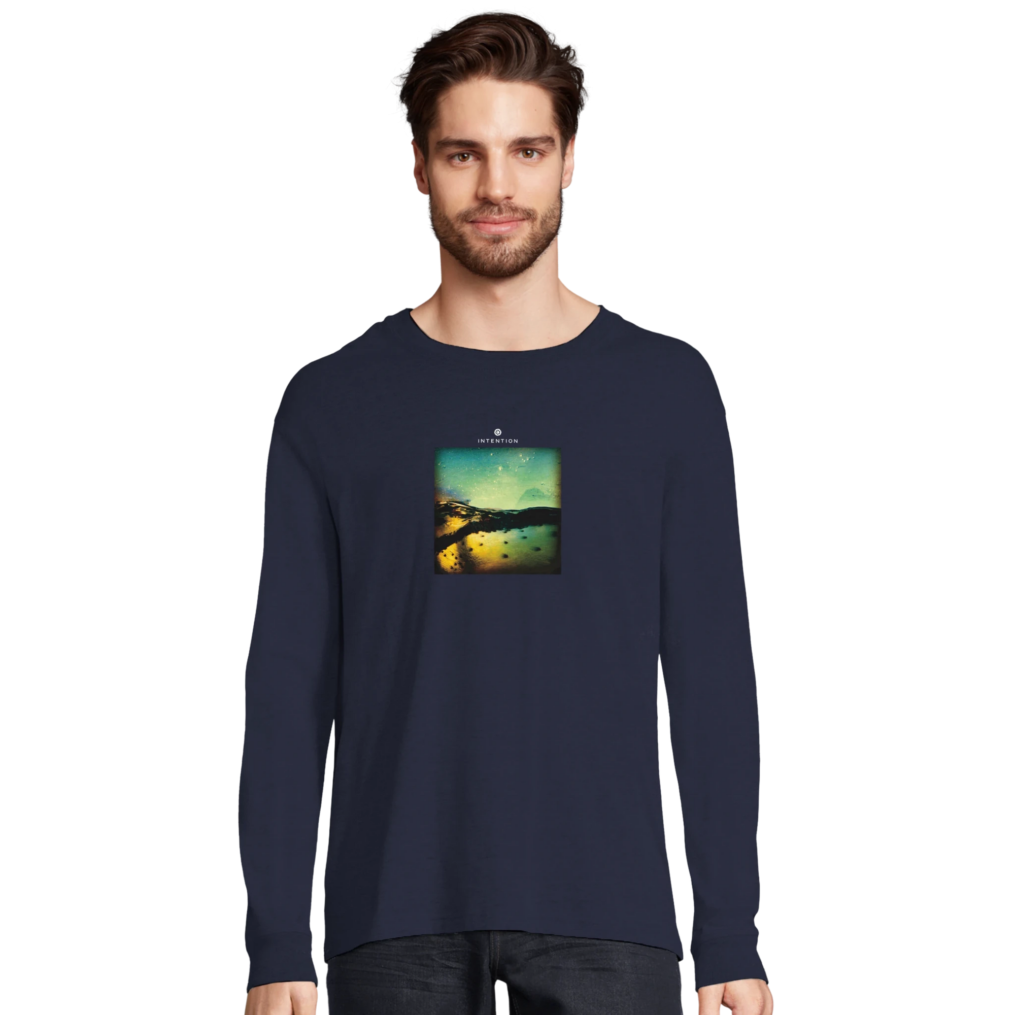Harmonious - "Underwater Flight" Long sleeve French Navy XS 14