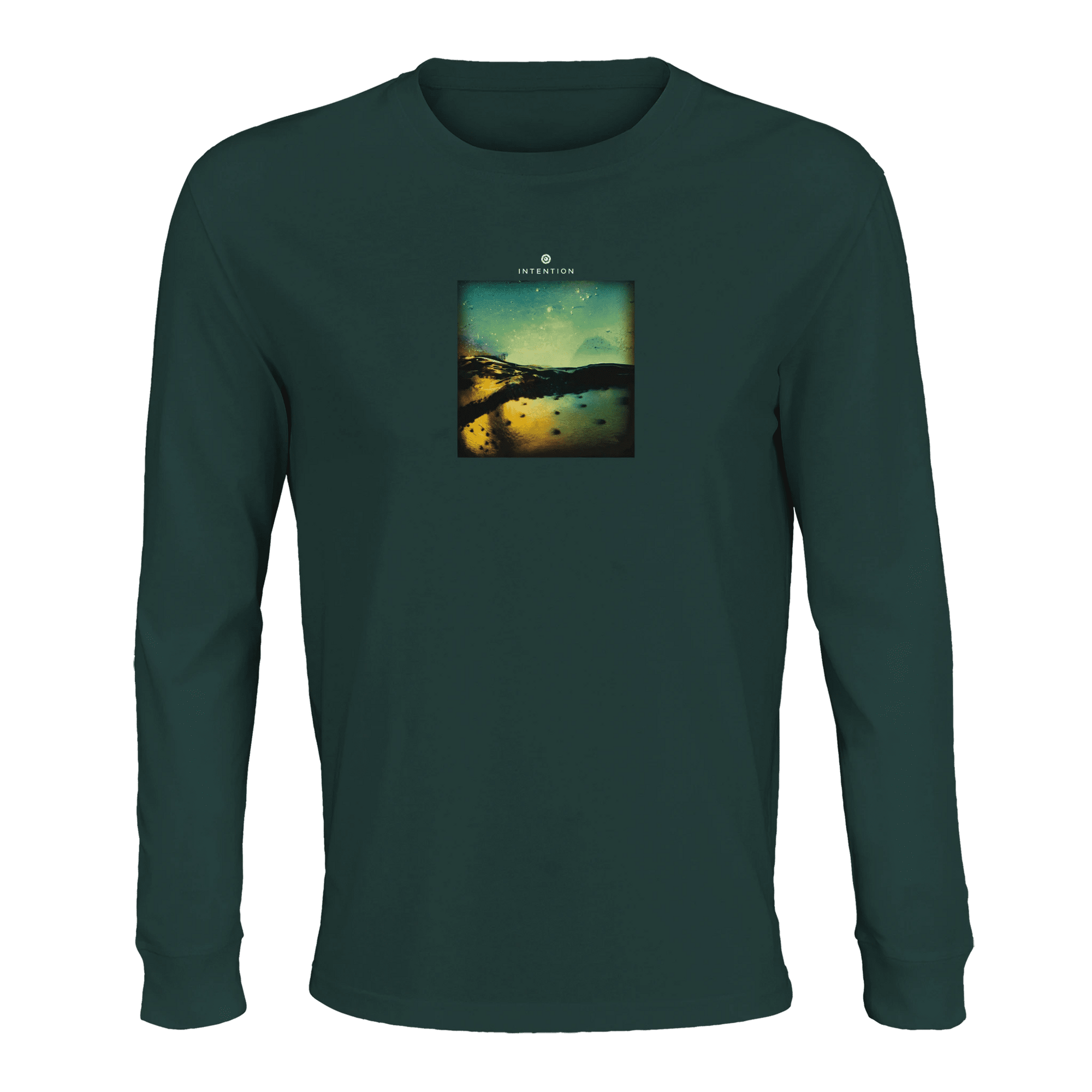 Harmonious - "Underwater Flight" Long sleeve green empire XS 4