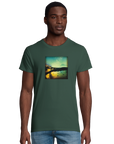 Harmonious - "Underwater Flight" T-shirt Bottle Green 4