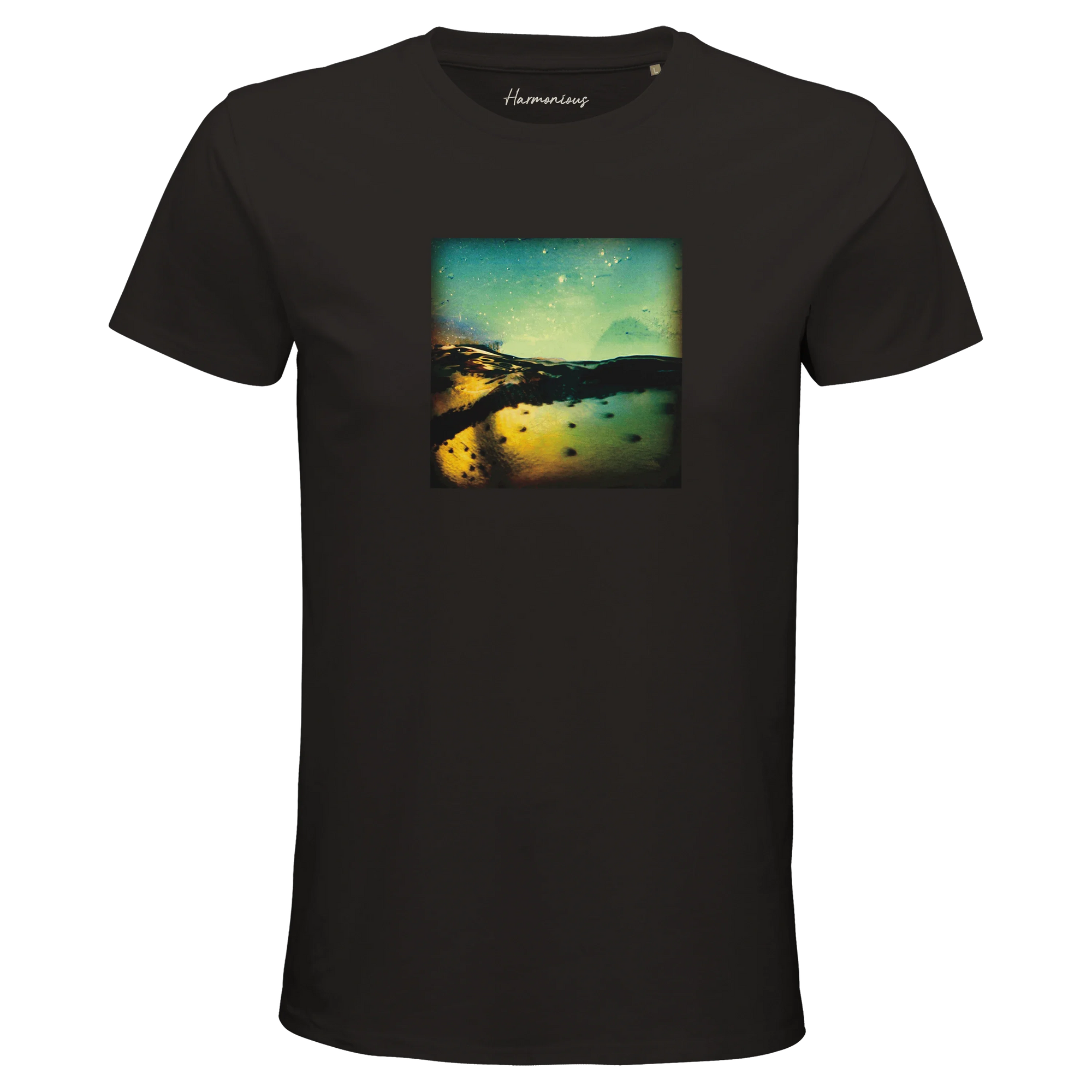 Harmonious - "Underwater Flight" T-shirt Deep Black 1