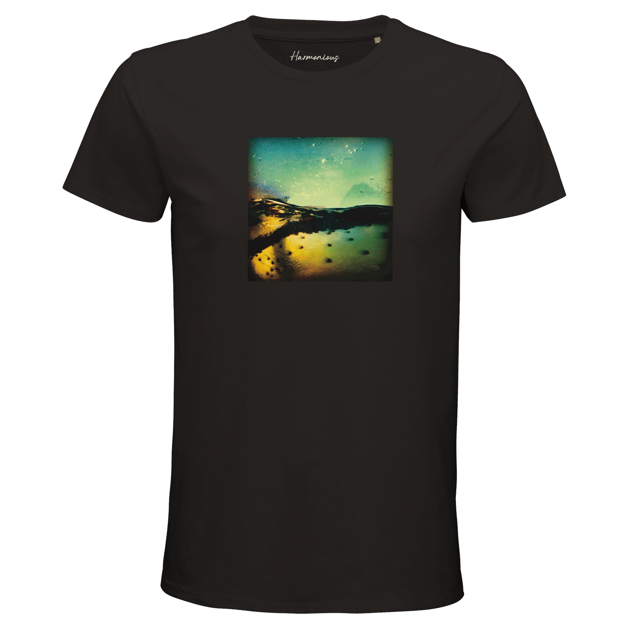 Harmonious - "Underwater Flight" T-shirt Deep Black 1