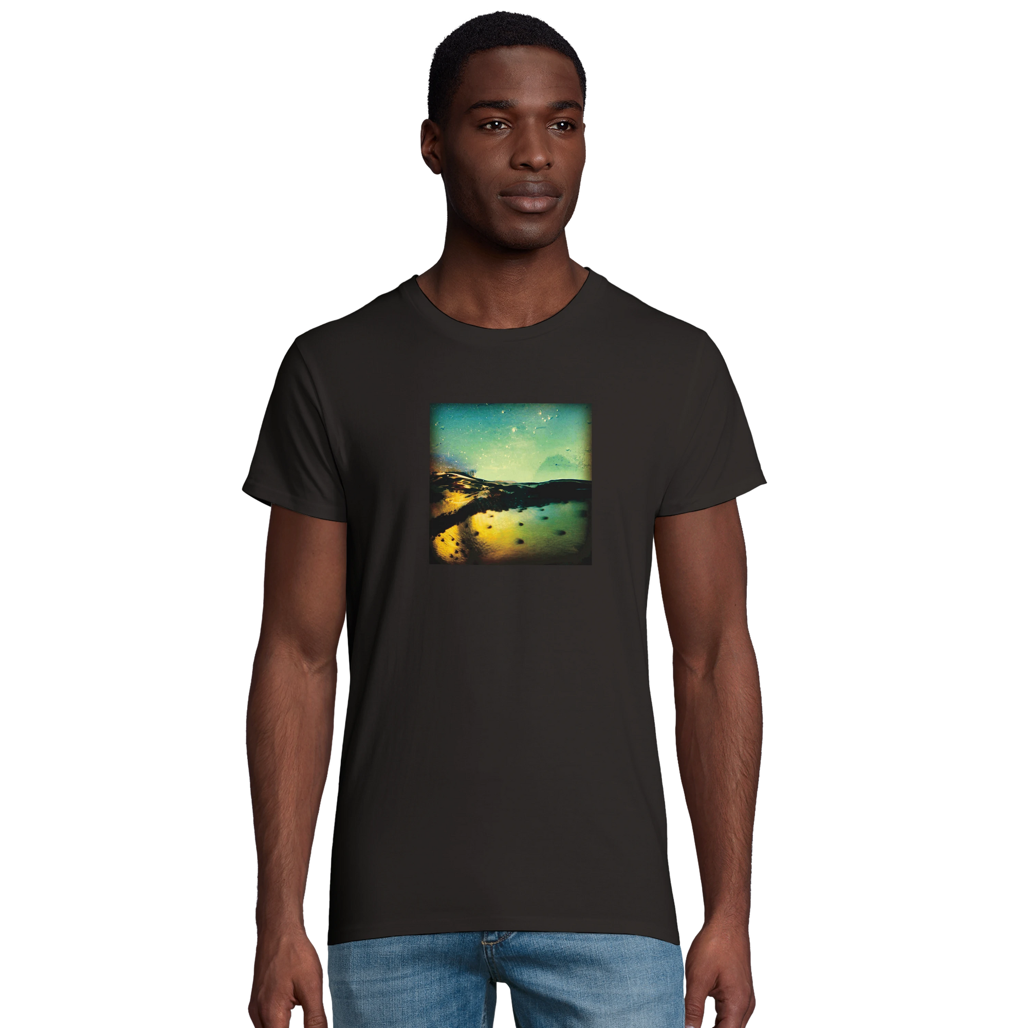 Harmonious - "Underwater Flight" T-shirt Deep Black 4