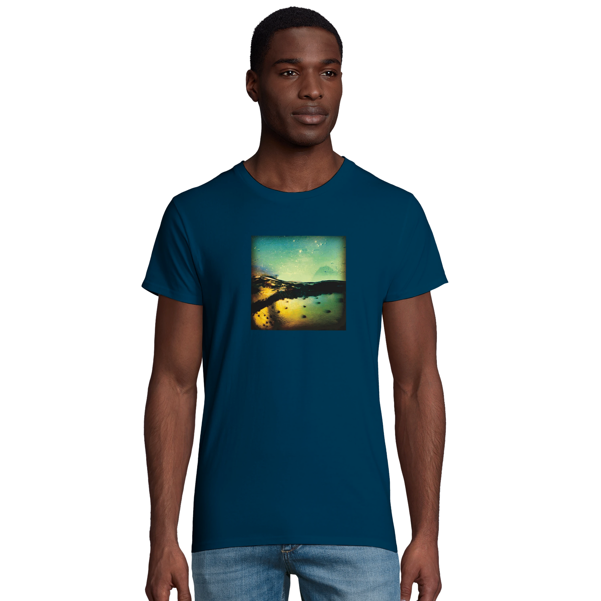 Harmonious - "Underwater Flight" T-shirt denim 4