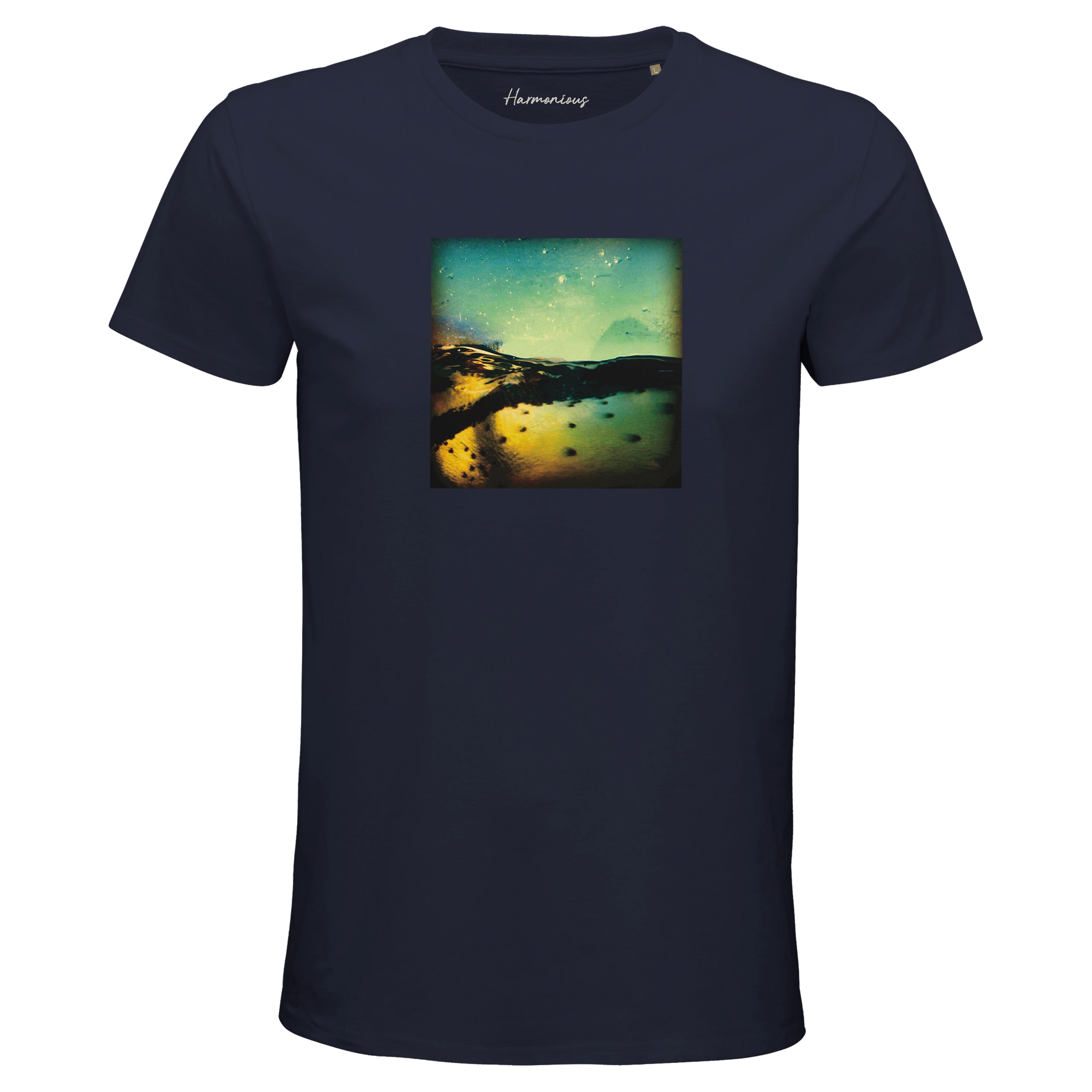 Harmonious - "Underwater Flight" T-shirt French Navy 1