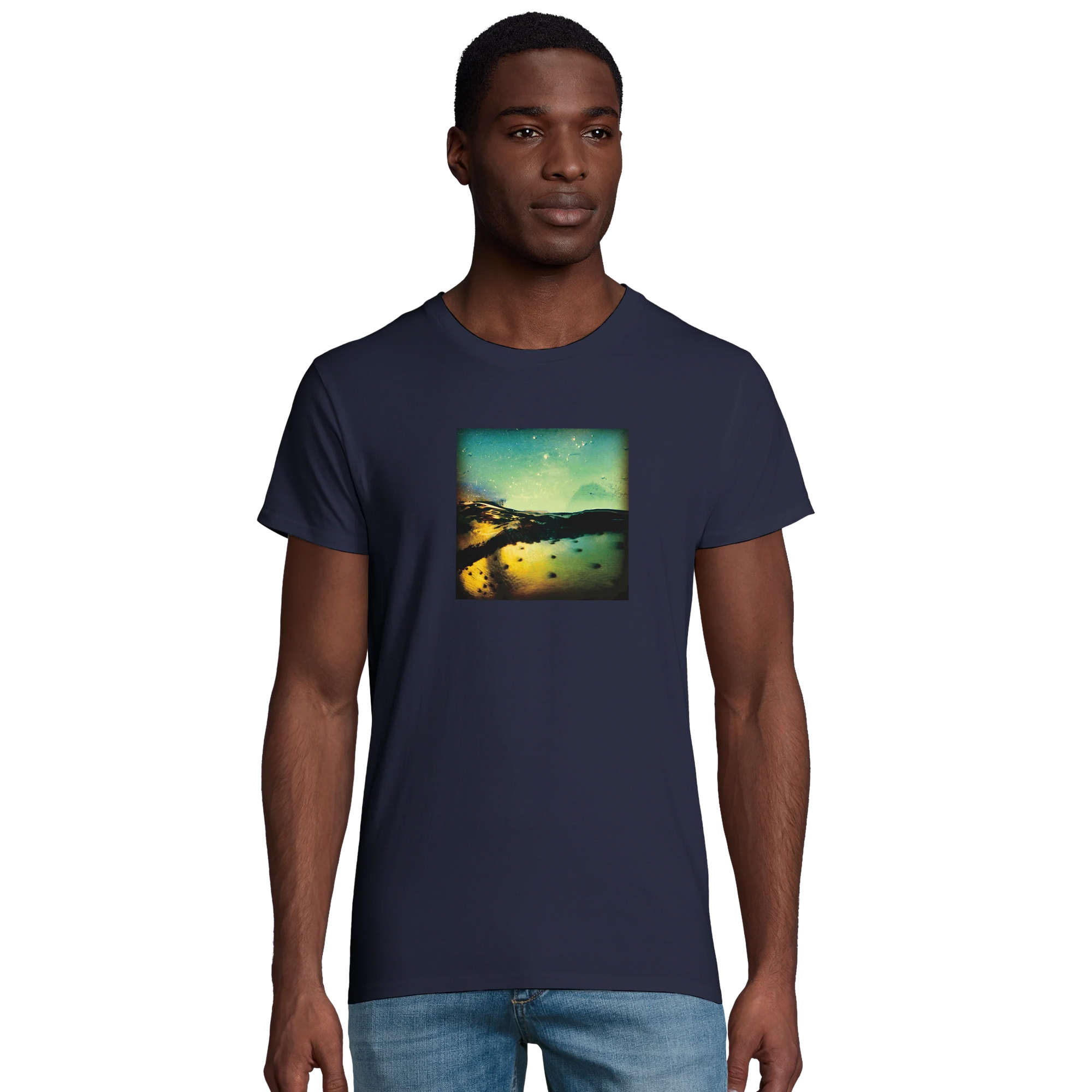 Harmonious - "Underwater Flight" T-shirt French Navy 4