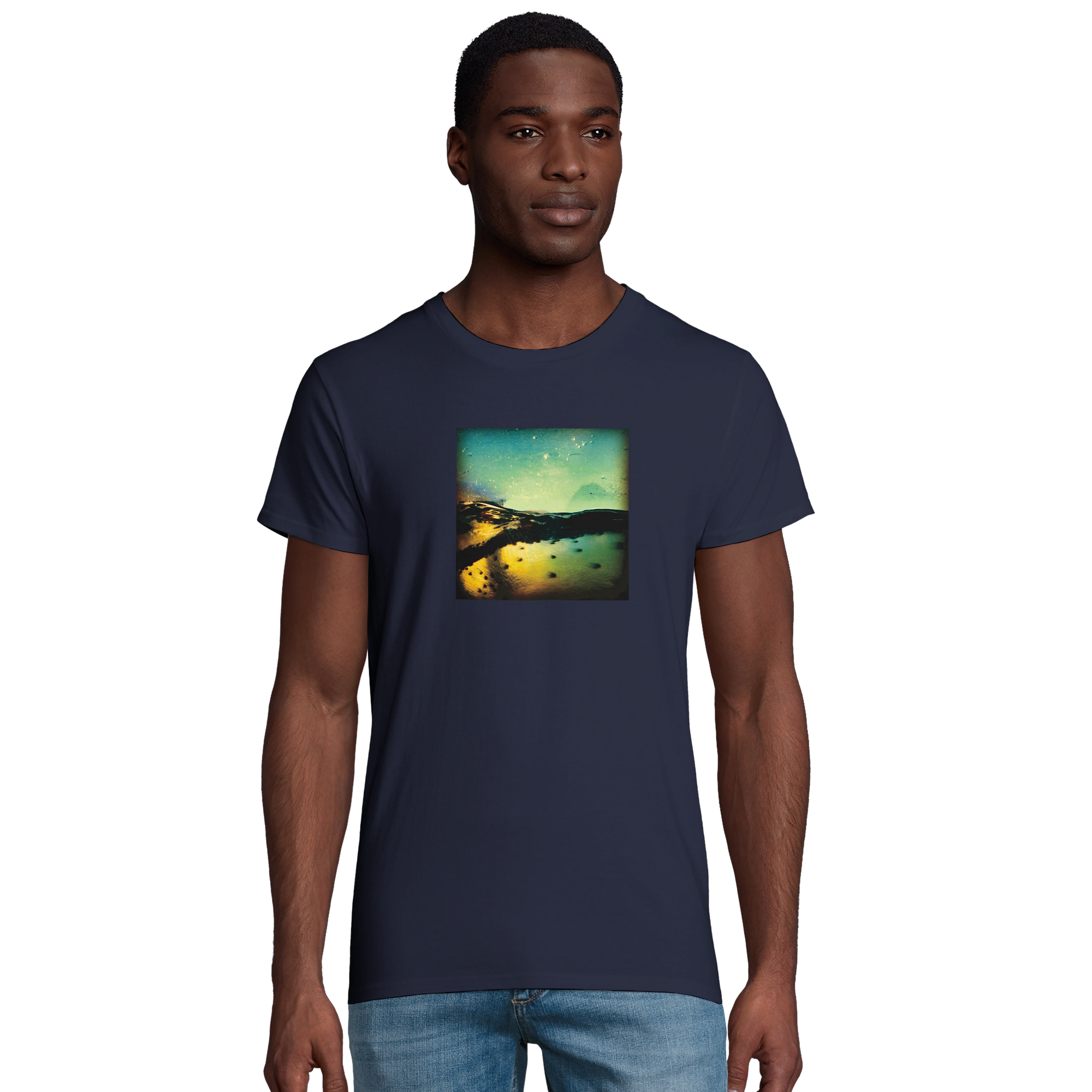 Harmonious - "Underwater Flight" T-shirt French Navy 4