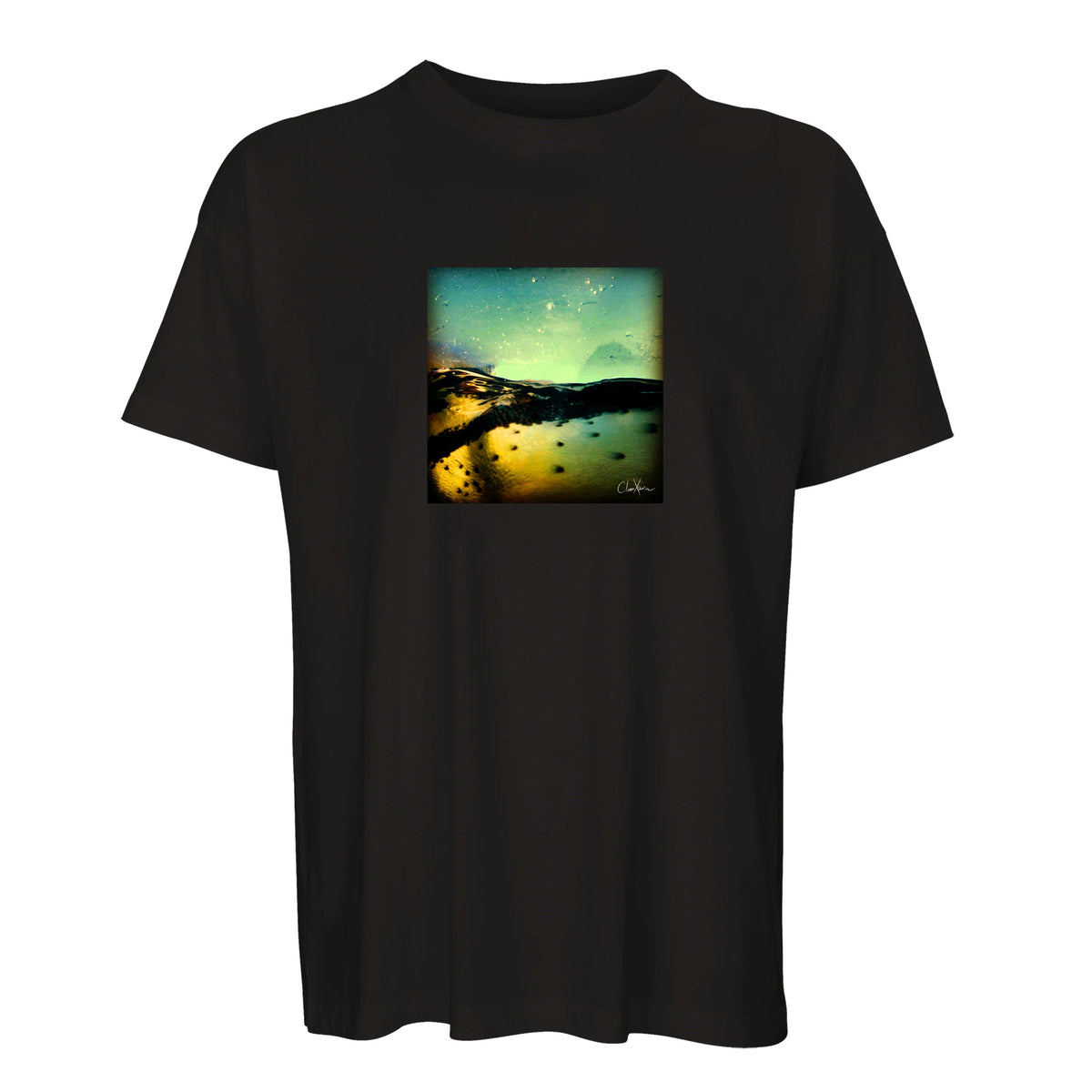 Harmonious - "Underwater Flight" T-shirt Deep Black 1
