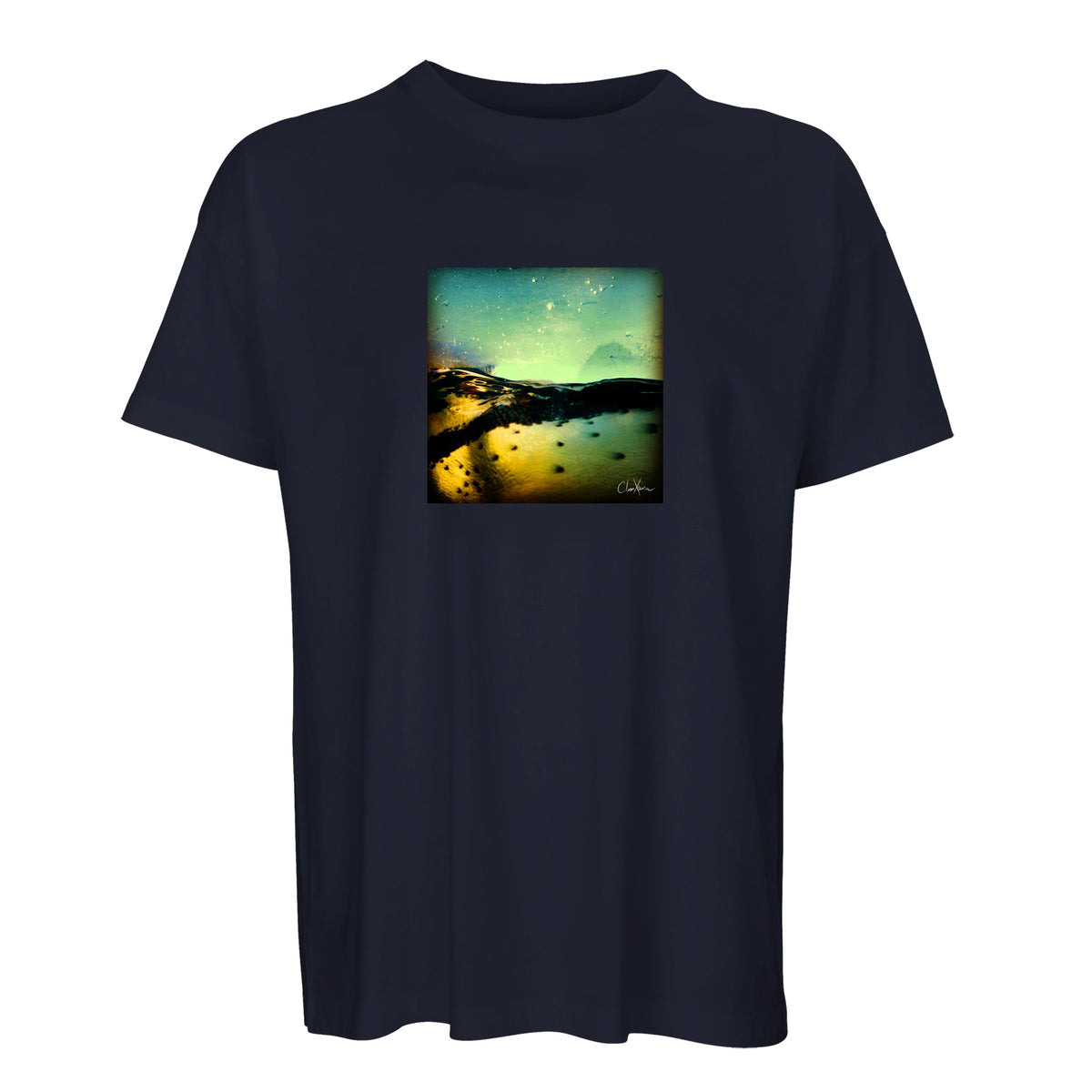 Harmonious - "Underwater Flight" T-shirt French Navy 1