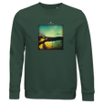 Harmonious - "Underwater Flight" Sweatshirt Bottle Green 1