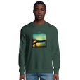 Harmonious - "Underwater Flight" Sweatshirt Bottle Green 3
