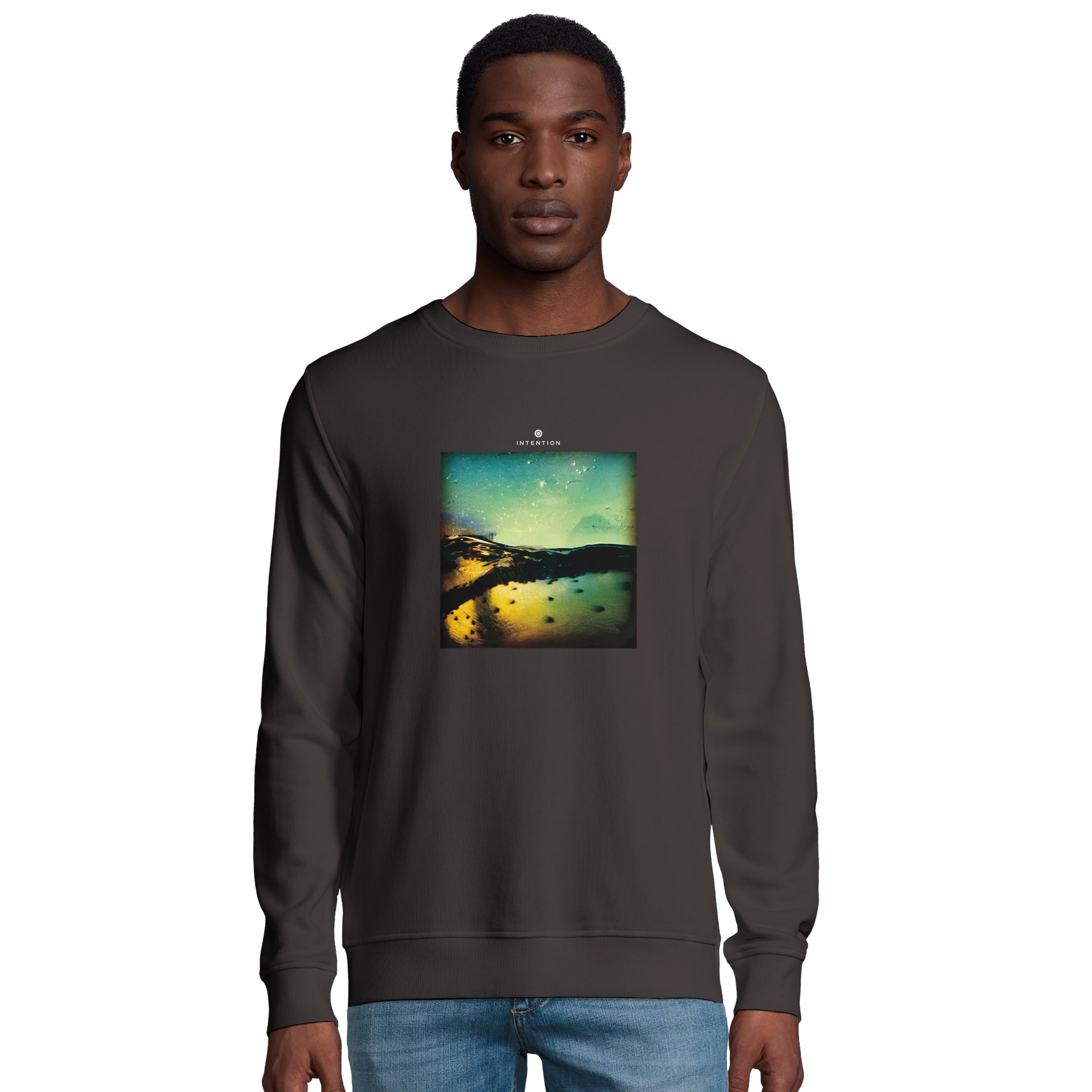 Harmonious - "Underwater Flight" Sweatshirt deep charcoal grey 3