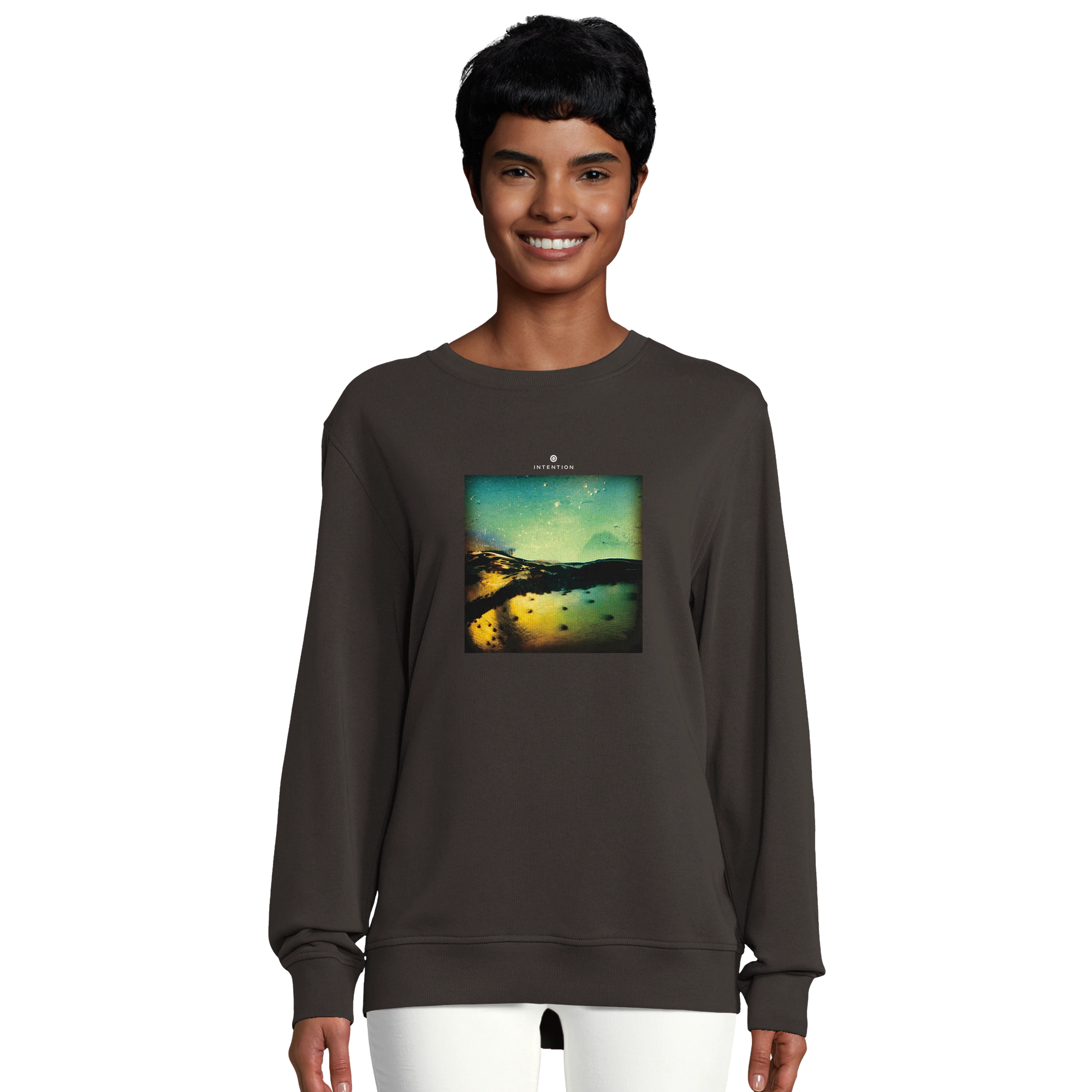 Harmonious - "Underwater Flight" Sweatshirt deep charcoal grey 5