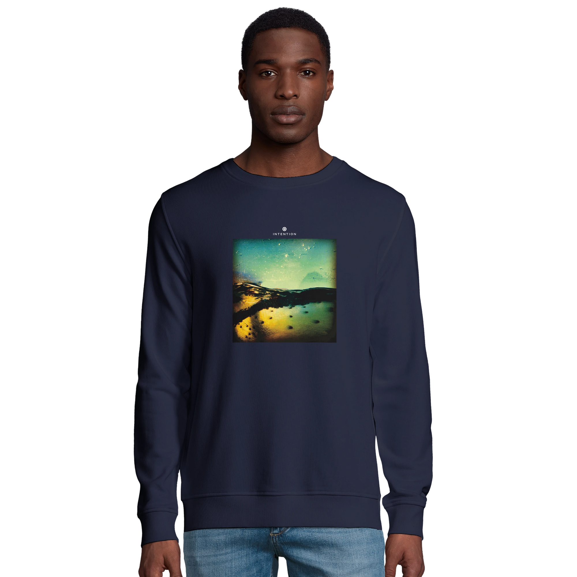 Harmonious - "Underwater Flight" Sweatshirt French Navy 3