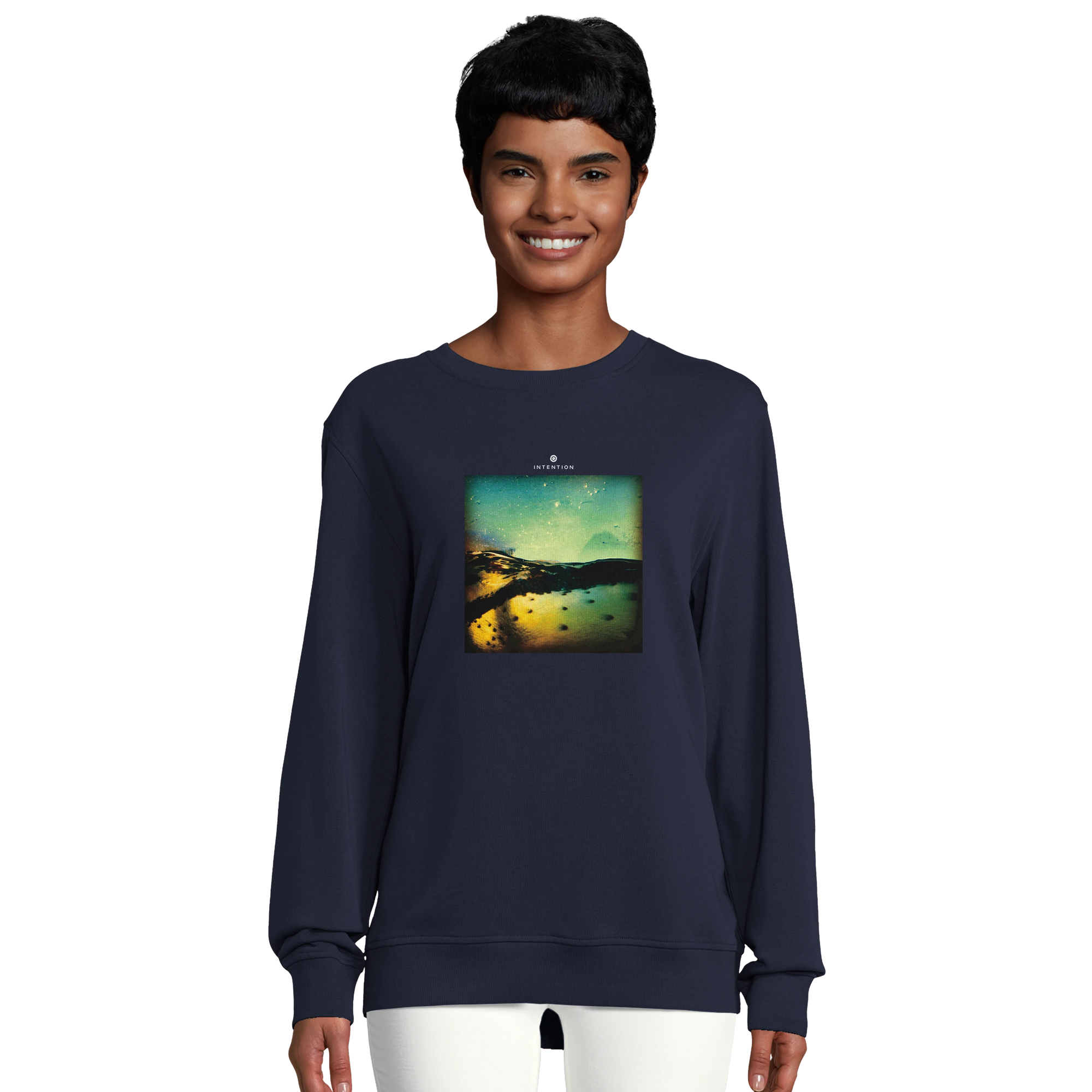 Harmonious - "Underwater Flight" Sweatshirt French Navy 5