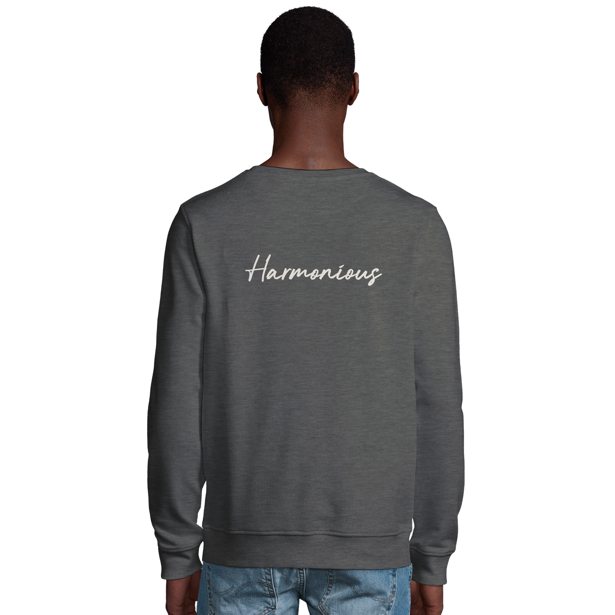 Harmonious - "Underwater Flight" Sweatshirt Grey Melange 4