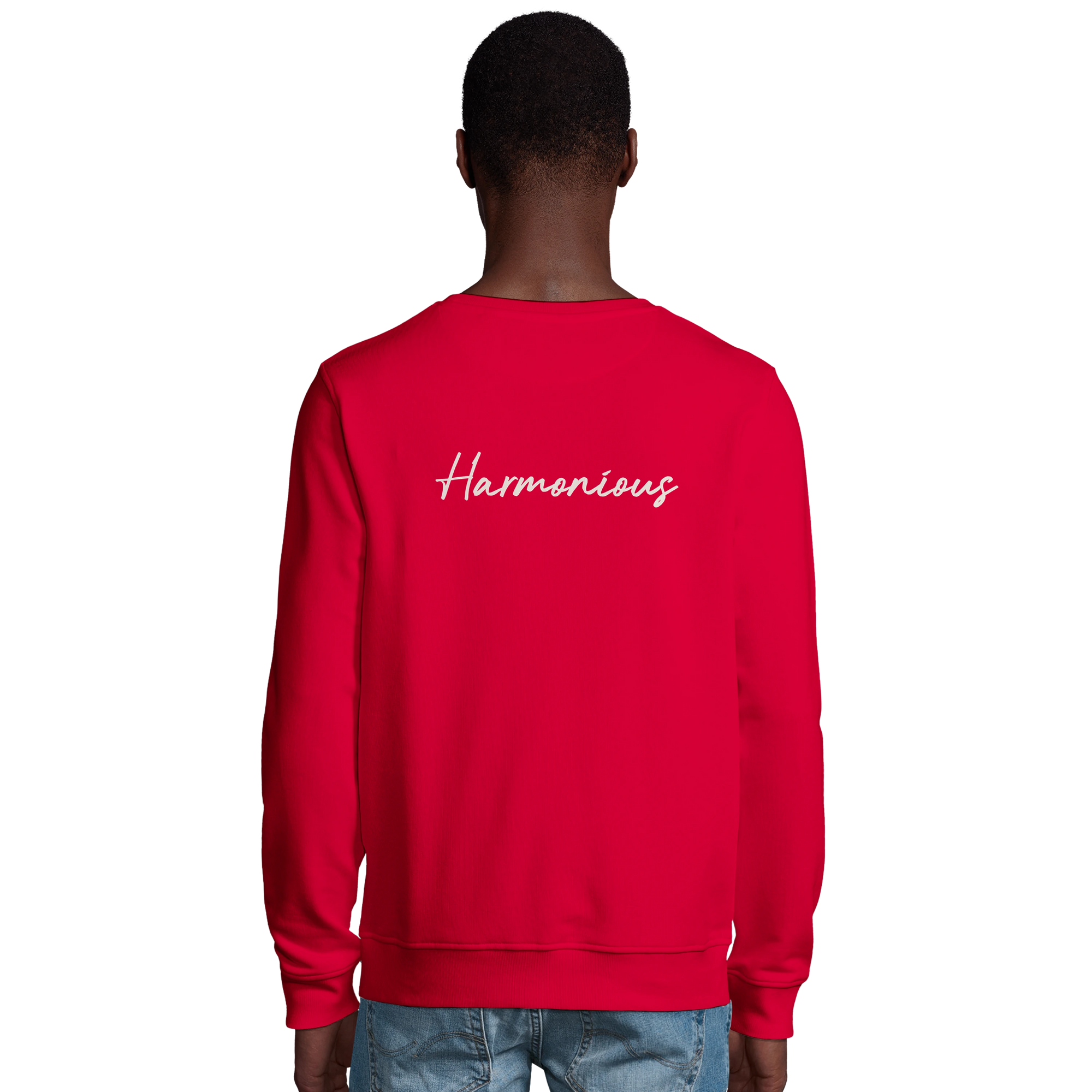 Harmonious - "Underwater Flight" Sweatshirt Red 4