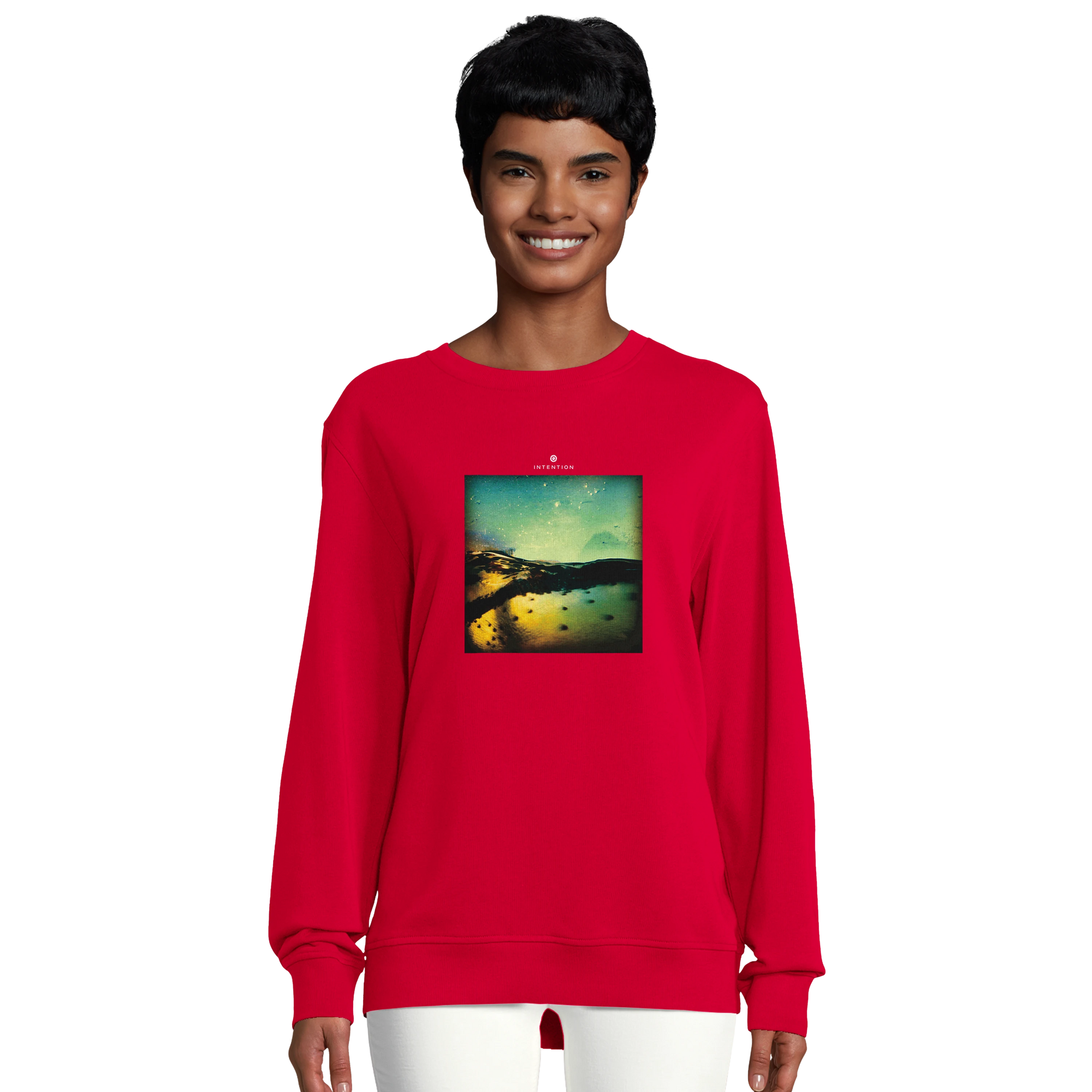 Harmonious - "Underwater Flight" Sweatshirt Red 5