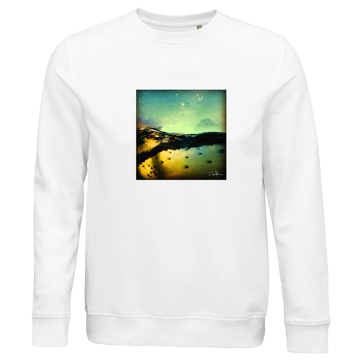 Harmonious - "Underwater Flight" Sweatshirt White 1